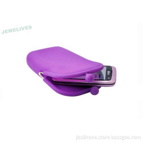 Silicone Coin Bag In Luggage In Candy Color 
